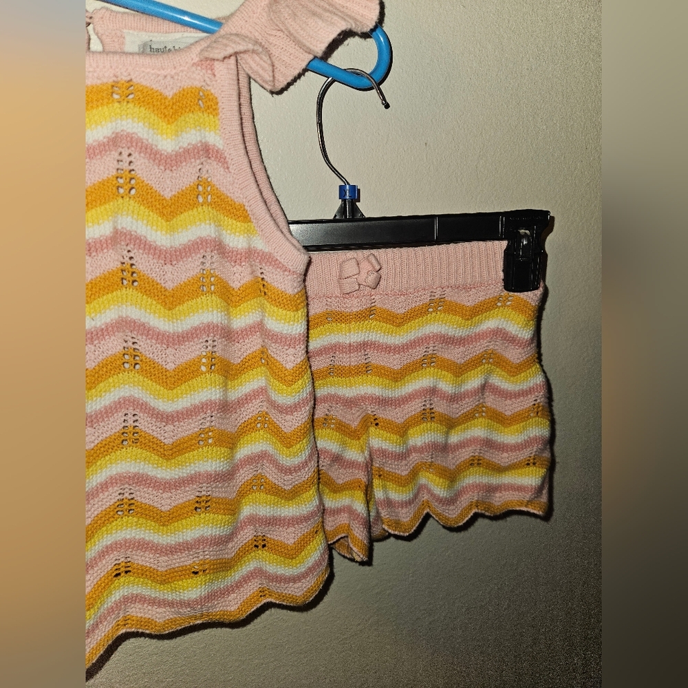 Haute Hippie Kid Styles Girls 2 Piece Knit Outfit Size M (7/8) - Picture 2 of 12